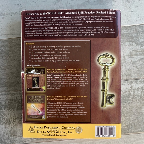 DELTA’S Key To TOEFL iBT Advanced Skill Practice - Picture 3 of 5